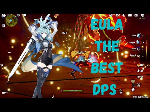 EULA IS THE STRONGEST DPS | EULA C0 DPS SHOWCASE | GENSHIN IMPACT