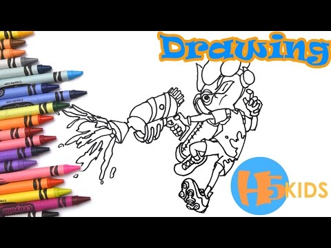 How To Draw an Inkling Boy - Splatoon 2 - YouTube