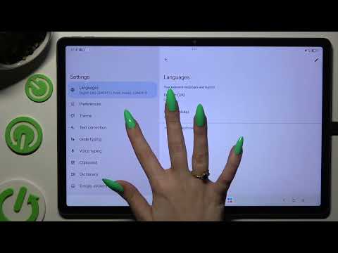 How to Enter Text Correction Options on LENOVO Tab P12