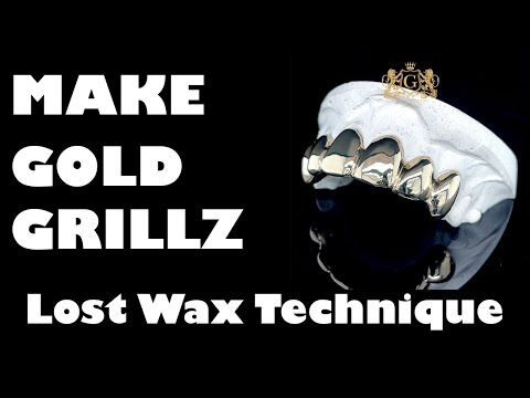 Learn how to make Gold grillz - Lost wax technique