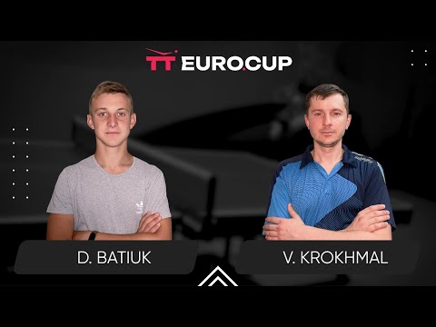 13:40 Dmytro Batiuk - Vitalii Krokhmal 01.03.2024 TT Euro.Cup Ukraine Master. TABLE 3