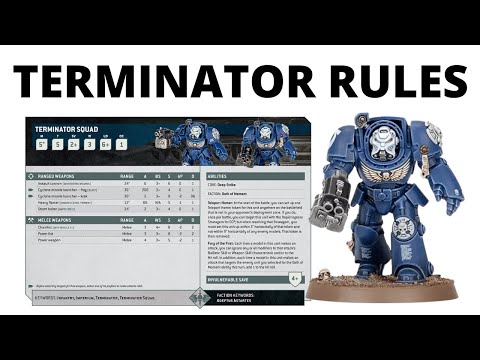 New 10th Edition Datasheet for Terminators, plus Weapon Rules + Deep Strike 'Rapid Ingress'...