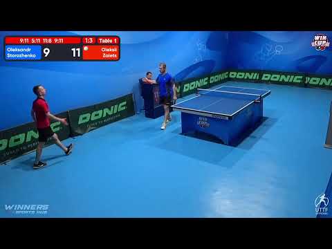 10:00 Oleksandr Storozhenko 1-3 Oleksii Zaiets West 1 WIN CUP 05.12.2022 | TABLE TENNIS WINCUP