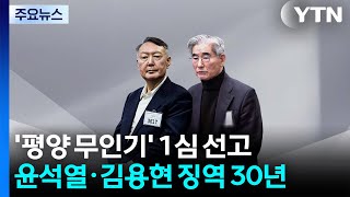 윤석열·김용현 '평양 무인기' 1심 징역 30년 선고 / YTN