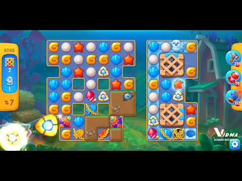 Fishdom. 9248 level no boosters and diamonds. 18 moves