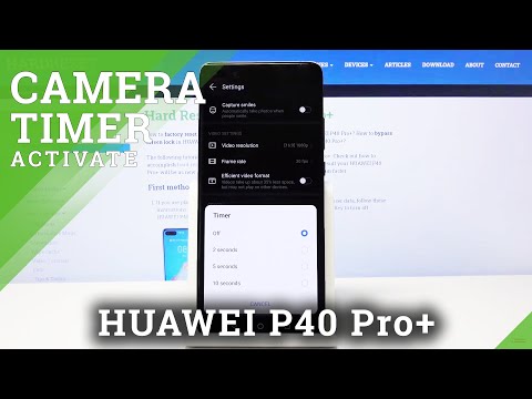 How to Activate Camera Timer in HUAWEI P40 Pro+ - Camera Countdown