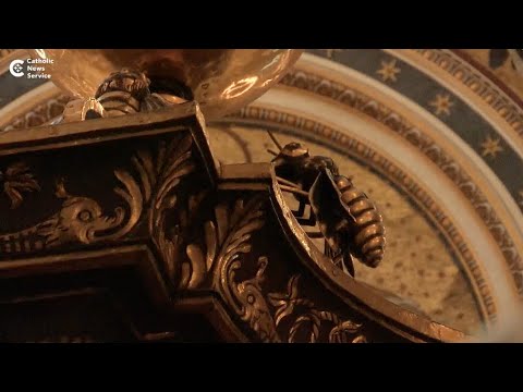 St. Peter's Basilica: A sneak peak at the restored baldachin