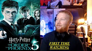 HARRY POTTER AND THE ORDER OF THE PHOENIX (2007) FIRST TIME WATCHING!! MOVIE REACTION!!