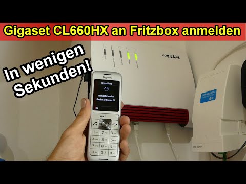 Gigaset CL660HX anmelden an Fritzbox in wenigen Sekunden - Gigaset Telefon an Router anschließen