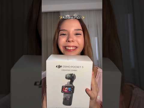 Ablam karne hediyesi DJI Osmo Pocket 3 aldı (Kızların PS5'i) 😅 @asliguler #shorts