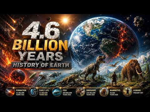 4.6 Billion Years of Earth’s History in 15 Minutes | Full Evolution Timeline