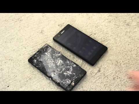 Destroyed vs. New Xperia Z
