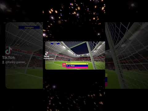 Messi and Ronaldo amazing goals for Barcelona in efootball mobile gameplay ❤️