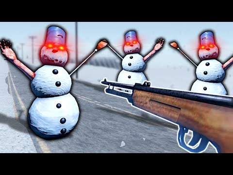 LAST STAND AGAINST ZOMBIE SNOWMAN APOCALYPSE! - The Long Drive Gameplay