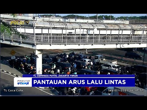 NTMC POLRI - PANTAUAN ARUS LALU LINTAS SORE 01/09/2025