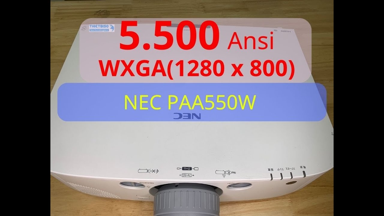 Máy chiếu cũ NEC PA550W giá rẻ (12055)
