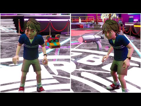 What Gregory looks like with his weapons 3rd Person View - FNAF Security Breach