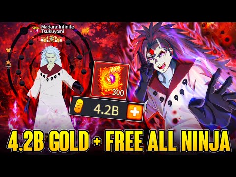 UPDATE MR Madara Tsukuyomi I Temple Of Shadow Private Server - 4.2B Gold , All Ninja MR + UR + SP