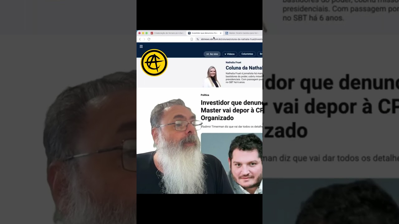 DELAÇÃO do FIM do MUNDO AVANÇA, mas ANTES, TESTEMUNHA promete CONTAR TUDO sobre MASTER no CONGRESSO