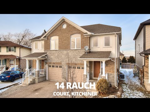 Fabulous Home On Court Location - 14 Rauch Court - Kitchener Real Estate Video