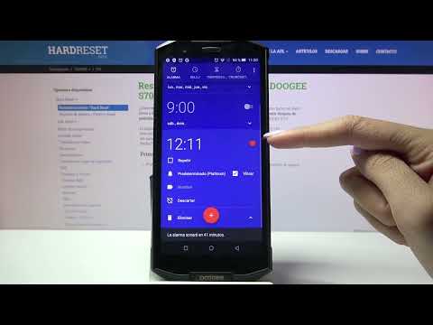 Cómo poner la alarma en DOOGEE S70 - alarma despertador