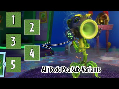 All Toxic Pea Sub-Variants: Garden Warfare 2 Loads of Variants mod