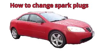 2008 Pontiac G6 2.4 Litre Engine Spark Plug Change / Tutorial / How To / DIY
