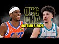 Oklahoma City Thunder Vs Charlotte Hornets Full Game Highlights October 5 2025 NBA Preseason