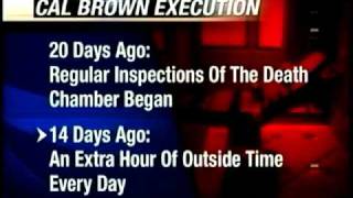 Final preparations underway for Cal Brown's execution