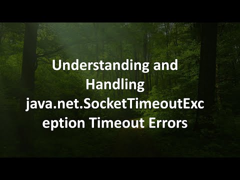 Understanding And Handling Java Net Sockettimeoutexception Timeout Errors