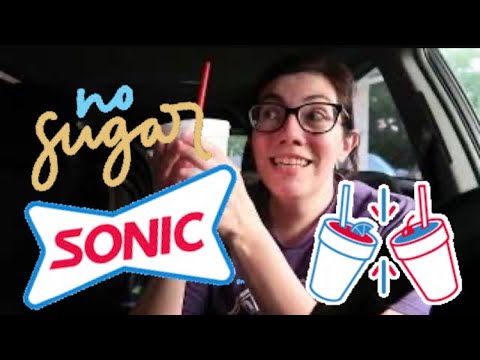 Sugar Free at Sonic || Tasting Custom Drinks || Snacks