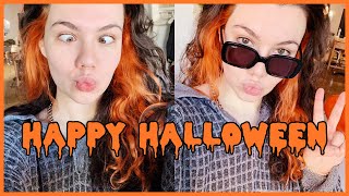 dyeing my hair orange for halloween because why not