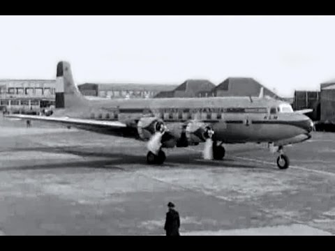 KLM Douglas DC-6 Newsreel  -  1948