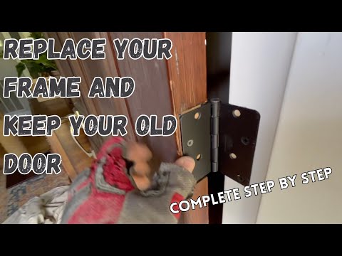 How to replace your door frame and keep your old door