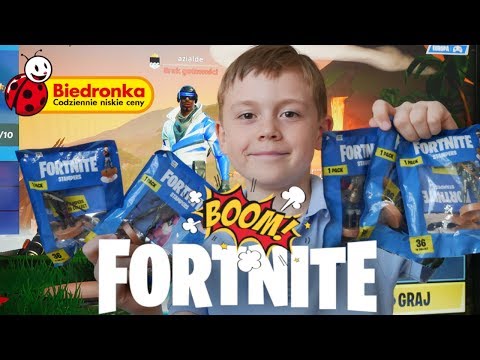 OTWIERAM SASZETKI Z FIGURKAMI FORTNITE Z BIEDRONKI!