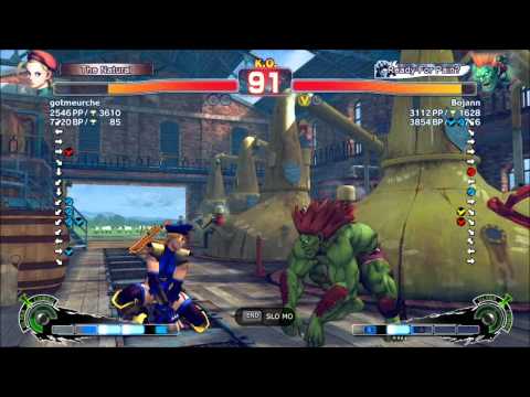 SSF4AE 2012 gotmeurche (Cammy) vs Bojann (Blanka) - Ranked match