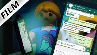 Playmobil Film Deutsch GRUSELIGE WHATSAPP NACHRICHTEN MITTEN IN DER NACHT AN HANNAH! Familie Vogel