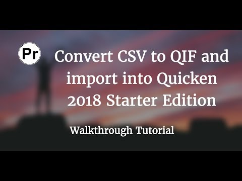 import csv to quicken 2018 import csv to quicken 2018