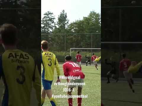 #Wereldgoal vv Hooglanderveen JO16-1 #shorts #soccer #goal #viral.