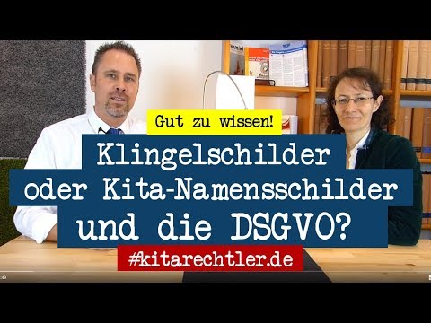 Kitarecht Folge 390 - Namensschildchen in der Kita-Garderobe und die DSGVO