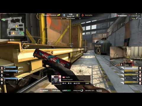 s1mple and electronic vs Astralis retake