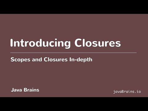 Scopes and Closures In-depth 17 - Introducing Closures