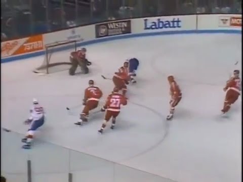 1987 Canada Cup Finals Game 1 Canada vs Soviet Union