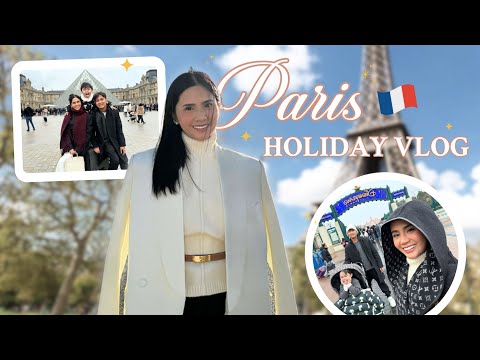 vlogmas 2025: paris, dining in eiffel tower, pickpocket in louvre , disneyland | Anna Cay ♥