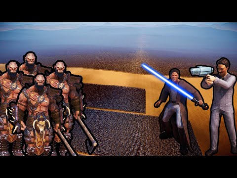 20 MILLION ORCS vs 60,000 JEDI KNIGHTS + 1,000 NIKOLA TESLA | UEBS 2