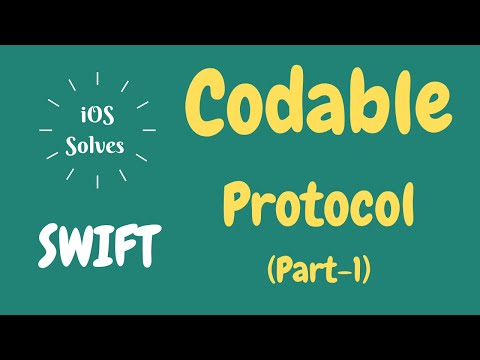 Swift - Protocols - Codable (part-1)