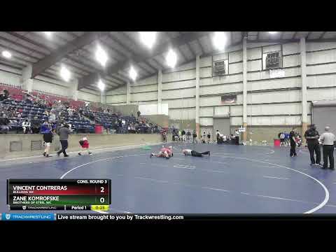 106 Lbs Cons. Round 3 - Vincent Contreras, Bulldog WC Vs Zane Komrofske, Brothers Of Steel WC 4f42