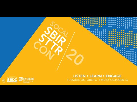 UC Riverside SBIR/STTR CON 2020 - NINDS