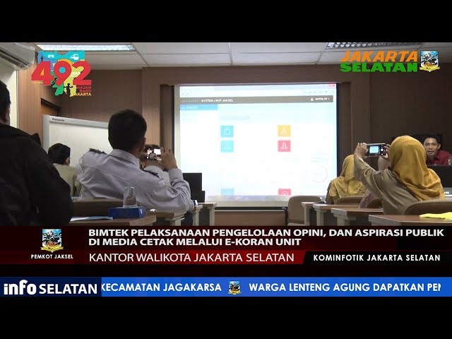 Bimtek Pelaksanaan Pengelolaan Opini dan Aspirasi Publik