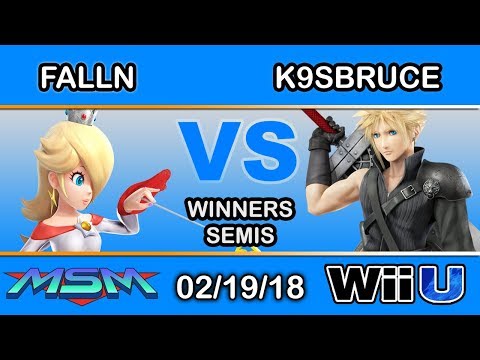 MSM 134 - falln (Rosalina) Vs. K9sbruce (Cloud) Winners Semis - Smash 4